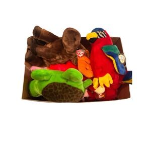 Full Large Box Of Retired Full Size  Vintage Early‎ 90's Beanie Babies